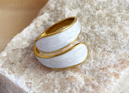 Marble Snake Ring