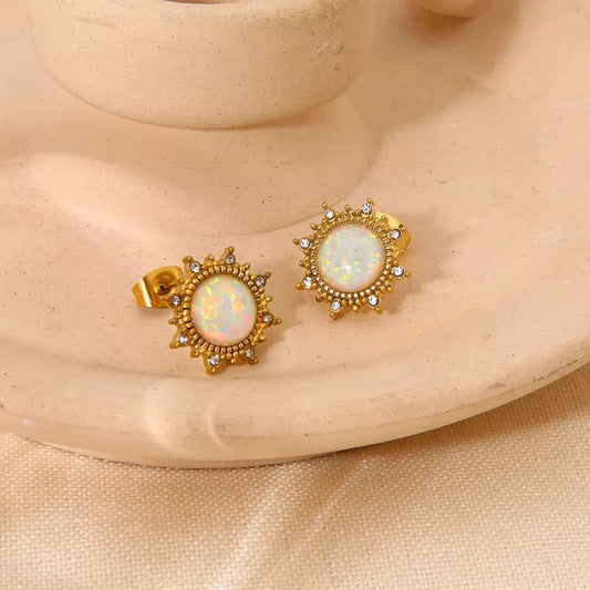 Natural Stone studs