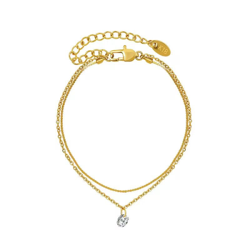 Double Chain Anklet