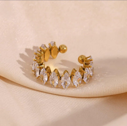 Marquise zircon Ring (Adjustable)
