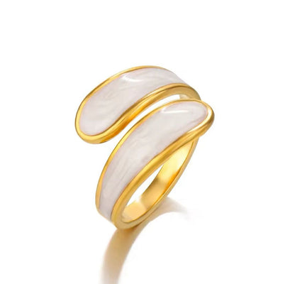 Marble Snake Ring