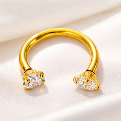 2 stones Nose Ring✨