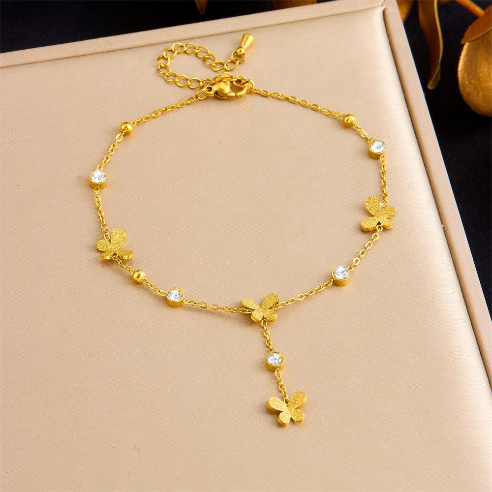 Butterfly rope Anklet