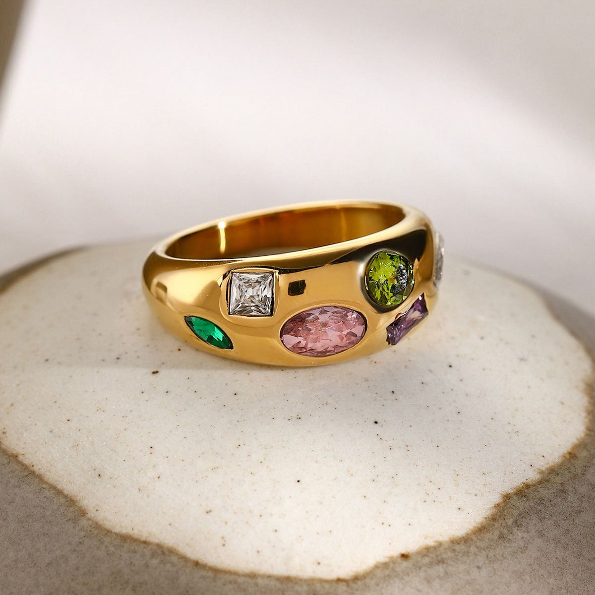 Multi stones Ring