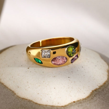 Multi stones Ring