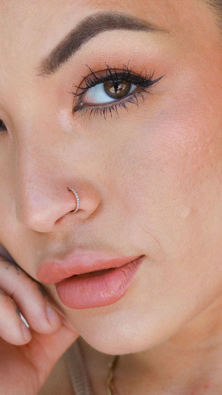 Stone layer Nose ring✨