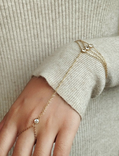 3 layer hand chain