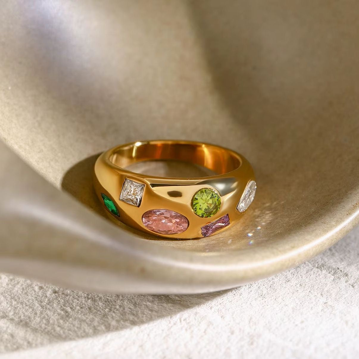 Multi stones Ring
