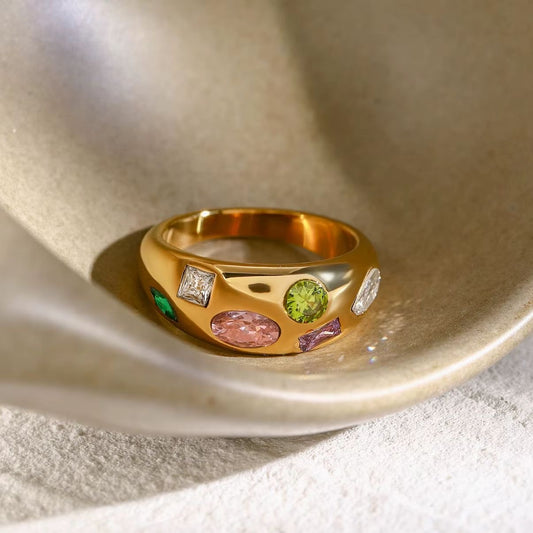 Multi stones Ring