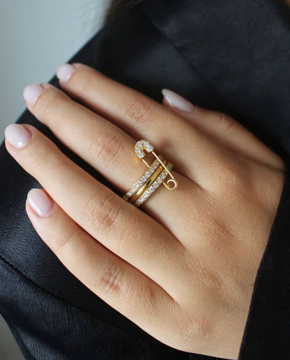 Safety pin Ring