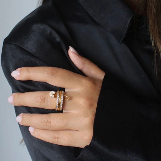 Safety pin Ring