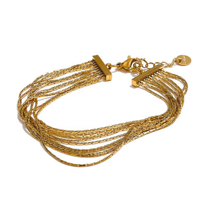 8 Layers Chunky Bracelet