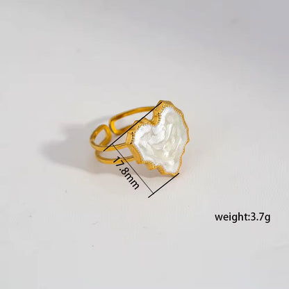 MARBLE HEART RING